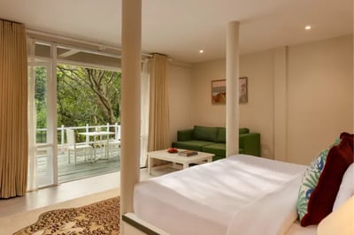 Bedroom at Uga Jungle Beach in Sri Lanka