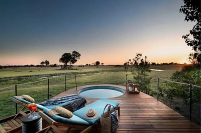 Pool at Tawana Botswana Luxury Lodge