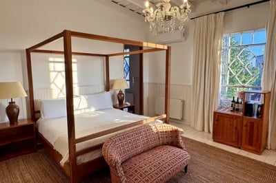 Bedroom at Narbona Wine Hotel Uruguay