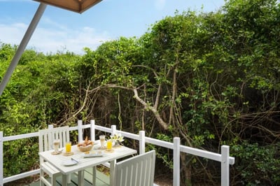 Breakfast at Uga Jungle Beach in Sri Lanka