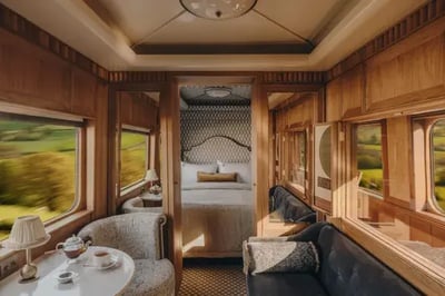 Bedroom Carriage in the Britanic Explorer, Belmond Train