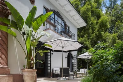 Light and bright patio at Casa Polanco