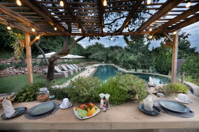 Pool at Cottars Bush Villa