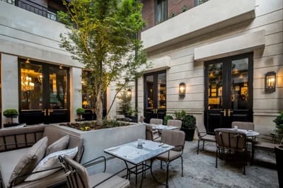 Courtyard at the Singular Santiago