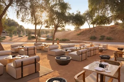Desert Dining at Ritz Carlton Ras Al Khaimah Al Wadi