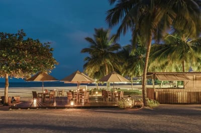 Dining at Uga Bay Sri Lanka