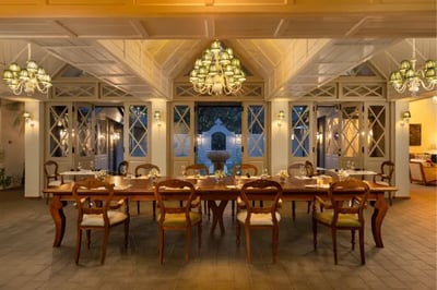 Dining at Uga Halloowella Sri Lanka