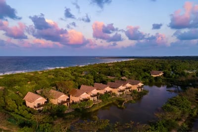 Dusk at Uga Jungle Beach in Sri Lanka