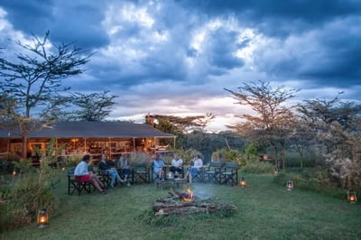 Enasoit Camp, Kenya campfire