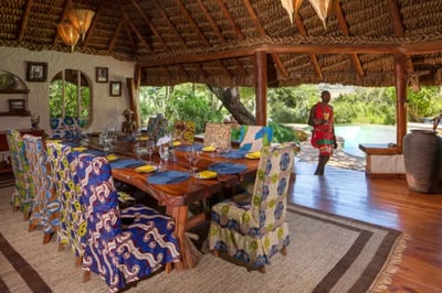 Enasoit Camp, Kenya dining