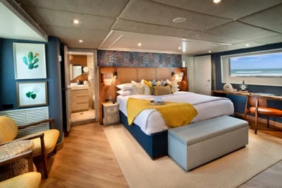 Luxury Suite on the &Beyond Galapagos Explorer Ecuador