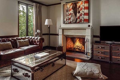 Grand Premier Room with Fireplace at Four Seasons Casa Medina