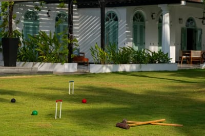 Croquet at Kalkudah Beach House Sri Lanka