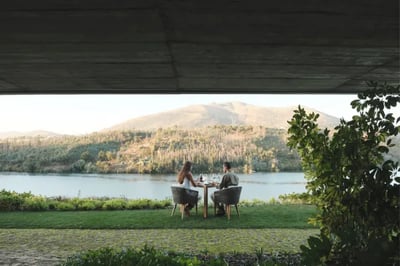 Private terrace at Octant Douro Valley
