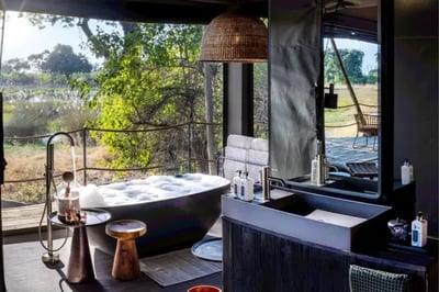 Private lodges Okavango Delta