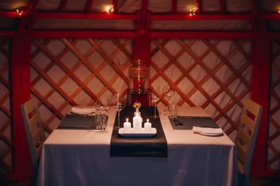 Private dining at Mandala Heartland Mongolia