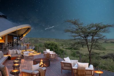 Main camp at Mahali Mzuri in Kenya