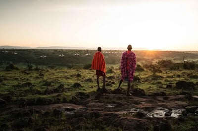 Guides at Mahali Mzuri in Kenya