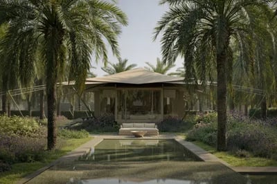 Luxury pavilion at The Malkai Oman