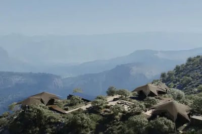 Hajar Mountains The Malkai Oman