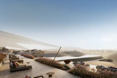 Desert views at The Malkai Oman