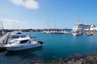 Marina near the Octant Azores Portugal