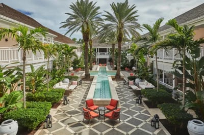 Courtyard at Ocean Club Four Seasons the Bahamas