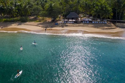 Paddle Boarding at Four Seasons Tamarindo, Pacific Coast Mexico