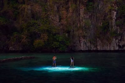 Paddle Boarding at Lagen Island El Nido