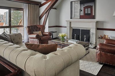Living Room in Penthouse Suite at Four Seasons Casa Medina