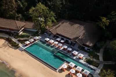 Main pool at Lagen Island Resort El Nido