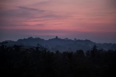 Borobudur views at Plataran Borobudur Resort & Spa