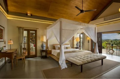 Bedroom at Plataran Borobudur Resort & Spa