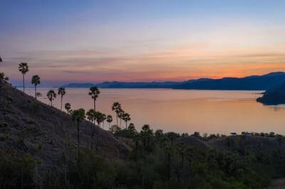 Sunset views at Plataran Komodo Resort & Spa
