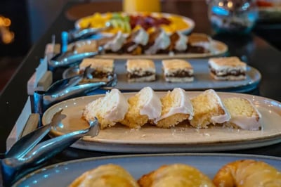 Cakes at Pristine Calafate Argentina