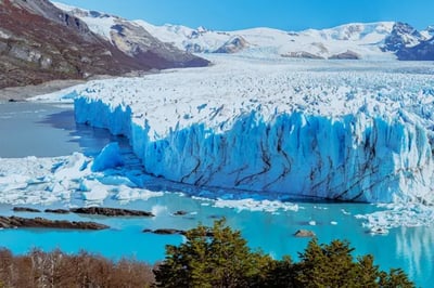 Glacier in Patagonia Pristine Calafate Argentina