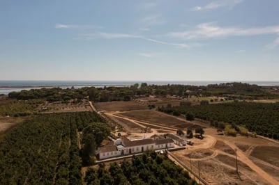 quinta do pinheiro portugal birds eye view