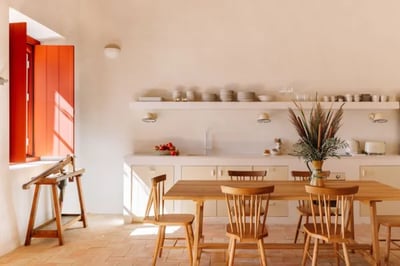 cosy converted farmhouse kitchen