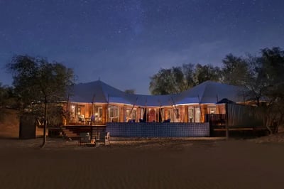 Night time atRitz Carlton Ras Al Khaimah Al Wadi