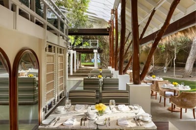 Restaurant at Uga Jungle Beach in Sri Lanka