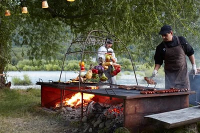 Traditional Asado at Rio Palena Lodge Chile