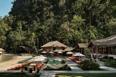 Pool at Lagen Island Resort El Nido