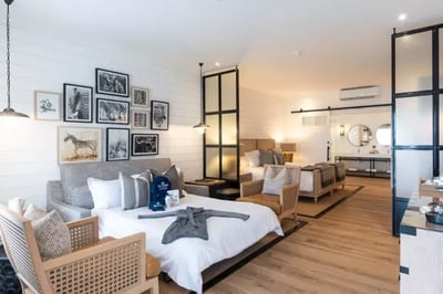 Luxury family bedroom at Riverdene Shamwari Private Reserve South Africa