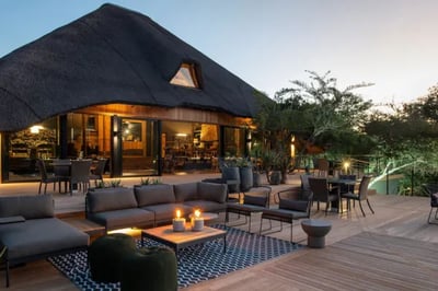 Bayethe exterioer terrace Shamwari Private Reserve South Africa