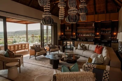 Sarili private lounge at Shamwari Private Reserve South Africa