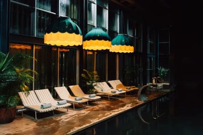 Indoor pool at Octant Furnas Azores
