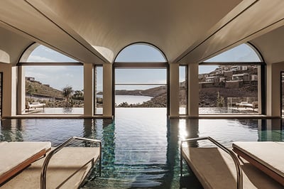 Pool in the Spa at One&Only Kea Island, Greece