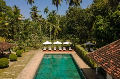 Swimming pool at Uga Riva, Negombo, Sri Lanka