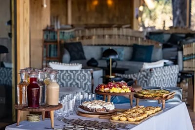 Snacks at Tawana Botswana Luxury Lodge