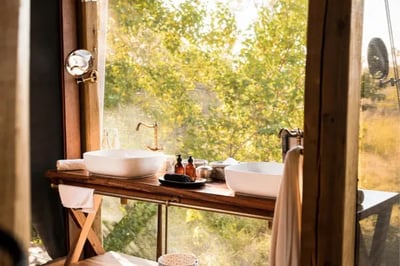 Bathroom at Tuludi Luxury Lodge Botswana